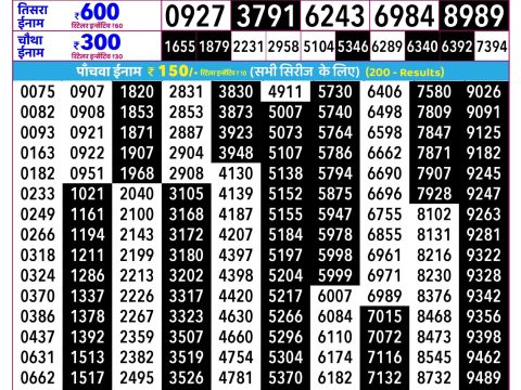 Rajshree Lottery Result Today
