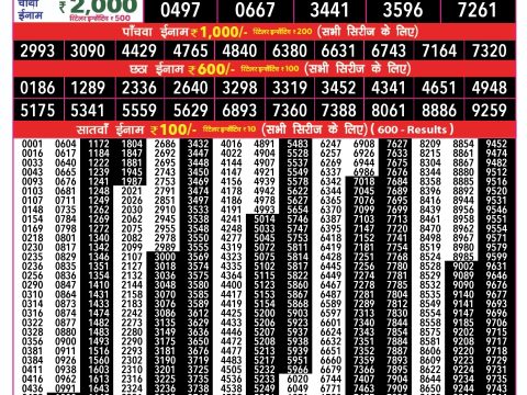 Rajshree Lottery Result Today
