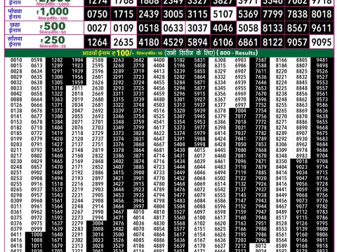 Rajshree Lottery Result Today