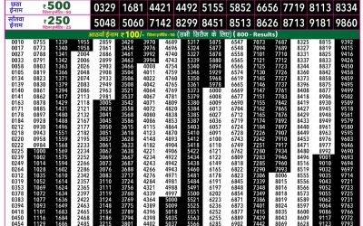 Rajshree 50 Guru Weekly Lottery 7:30pm Result 04 June 2026