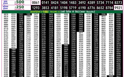 Rajshree 50 Mangal Weekly Lottery 7.30pm Result 02 June 2026
