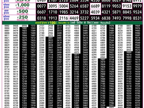 Rajshree Lottery Result Today