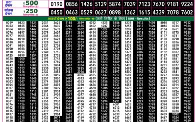 Rajshree 50 Shukra Weekly Lottery 7:30pm Result 12 June 2026