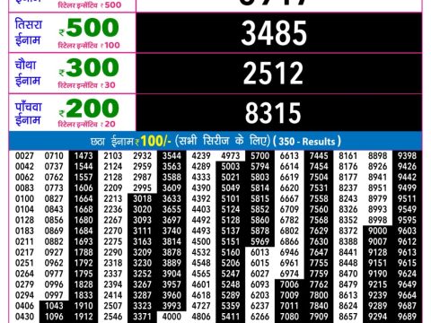Rajshree Night Shani Weekly Lottery 9pm Result 13 June 2026 Rajshree Lottery Result Today