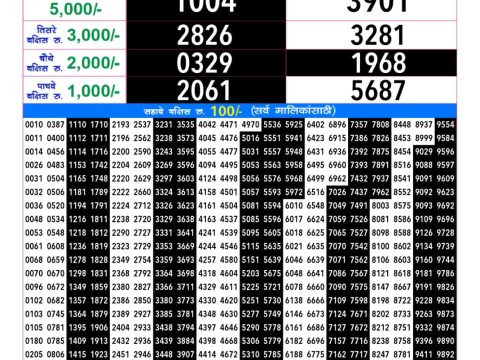 Rajshree Lottery Result Today