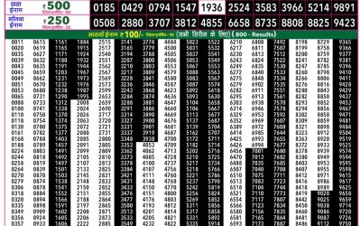 Rajshree 50 Budh Weekly Lottery 7:30pm Result 24 June 2026