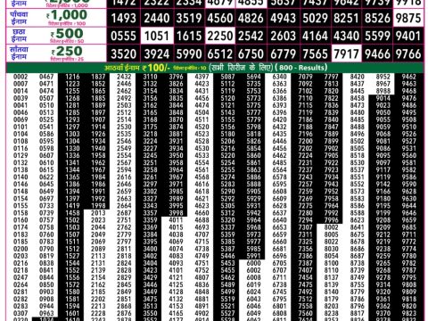 Rajshree Lottery Result Today
