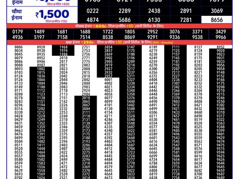 Rajshree Lottery Result Today