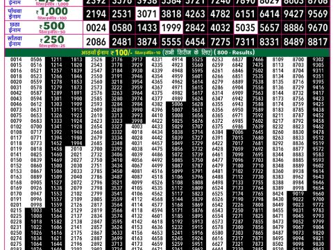 Rajshree 50 Shukra Weekly Lottery 7:30pm Result 19 June 2026 Rajshree Lottery Result Today