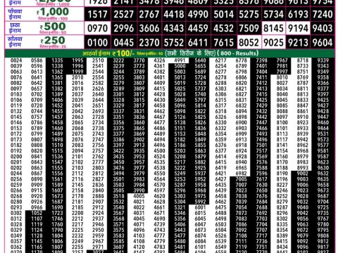 Rajshree 50 Shani Weekly Lottery 7:30pm Result 04 July 2026 Rajshree Lottery Result Today