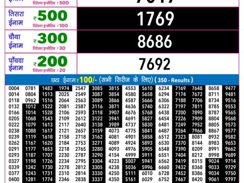 Rajshree Lottery Result Today