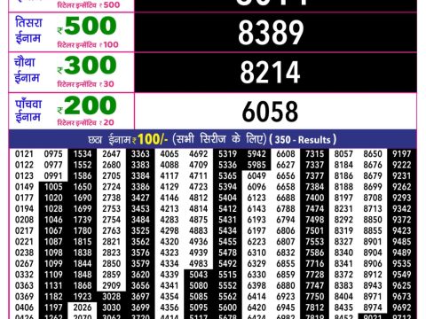 Rajshree Lottery Result Today