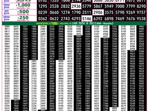 Rajshree Lottery Result Today