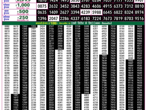 Rajshree 50 Budh Weekly Lottery 7:30pm Result 29 July 2026 Rajshree Lottery Result Today