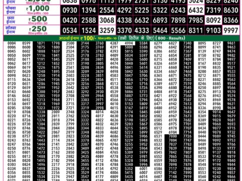 Rajshree 50 Shukra Weekly Lottery 7:30pm Result 31 July 2026 Rajshree Lottery Result Today