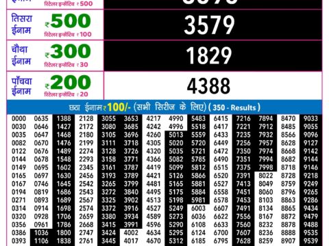 Rajshree Lottery Result Today