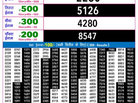 Rajshree Night Shani Weekly Lottery 9pm Result 01 August 2026 Rajshree Lottery Result Today