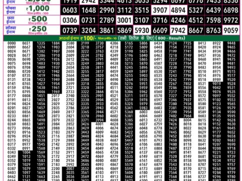 Rajshree 50 Mangal Weekly Lottery 7.30pm Result 18 August 2026 Rajshree Lottery Result Today