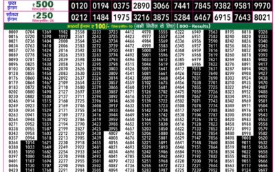 Rajshree 50 Guru Weekly Lottery 7:30pm Result 20 August 2026