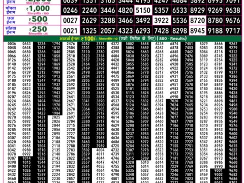 Rajshree 50 Mangal Weekly Lottery 7.30pm Result 25 August 2026 Rajshree Lottery Result Today