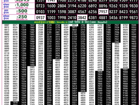Rajshree 50 Shukra Weekly Lottery 7:30pm Result 28 August 2026 Rajshree Lottery Result Today