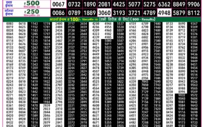 Everest Lottery Result Today Rajshree 50 Guru Weekly Lottery 7:30pm Result 27 August 2026
