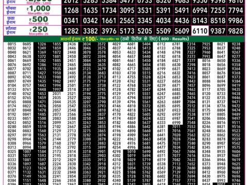 Rajshree 50 Ravi Weekly Lottery 7:30pm Result 23 August 2026 Rajshree Lottery Result Today