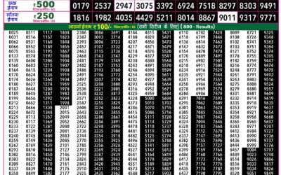 Everest Lottery Result Today Rajshree 50 Shukra Weekly Lottery 7:30pm Result 11 September 2026