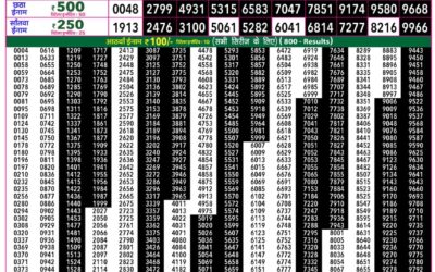 Everest Lottery Result Today Rajshree 50 Mangal Weekly Lottery 7.30pm Result 01 September 2026