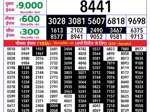 Rajshree Lottery Result Today