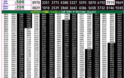 Everest Lottery Result Today Rajshree 50 Guru Weekly Lottery 7:30pm Result 10 September 2026