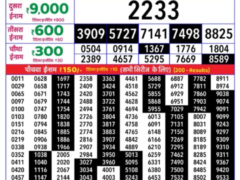 Rajshree Lottery Result Today