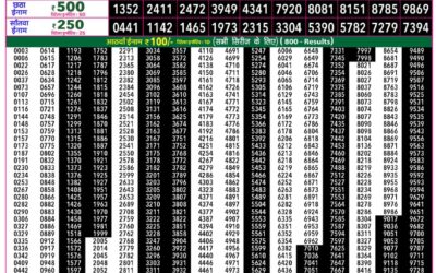 Rajshree 50 Shani Weekly Lottery 7:30pm Result 19 September 2026