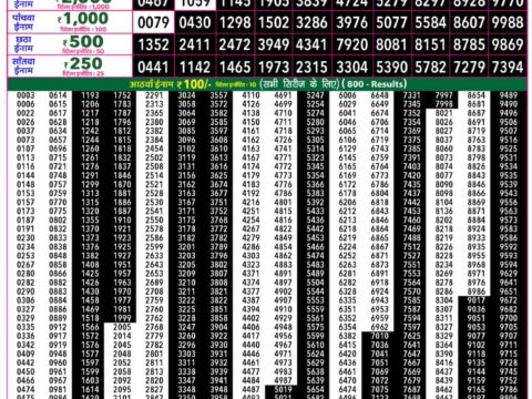 Rajshree Lottery Result Today