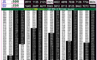 Everest Lottery Result Today Rajshree 50 Budh Weekly Lottery 7:30pm Result 23 September 2026