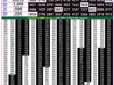 Rajshree 50 Shukra Weekly Lottery 7:30pm Result 25 September 2026 Rajshree Lottery Result Today