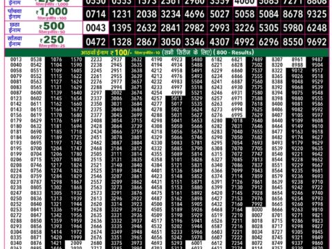 Rajshree Lottery Result Today