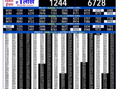 Rajshree Lottery Result Today