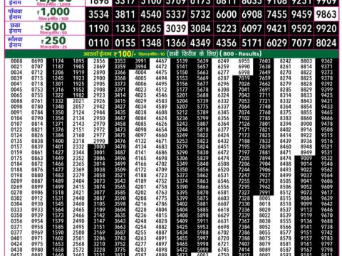 Rajshree Lottery Result Today