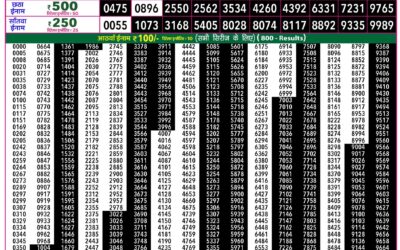 Rajshree 50 Ravi Weekly Lottery 7:30pm Result 18 October 2026