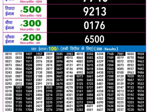 Rajshree Night Ravi Weekly Lottery 9pm Result 11 October 2026 Rajshree Lottery Result Today