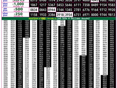 Rajshree 50 Budh Weekly Lottery 7:30pm Result 14 October 2026 Rajshree Lottery Result Today