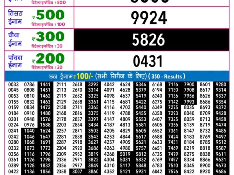 Rajshree Night Shani Weekly Lottery 9pm Result 31 October 2026 Rajshree Lottery Result Today