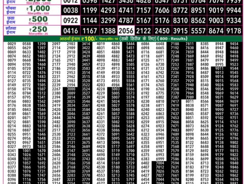 Rajshree Lottery Result Today