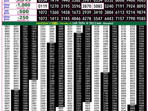 Rajshree 50 Shani Weekly Lottery 7:30pm Result 10 October 2026 Rajshree Lottery Result Today