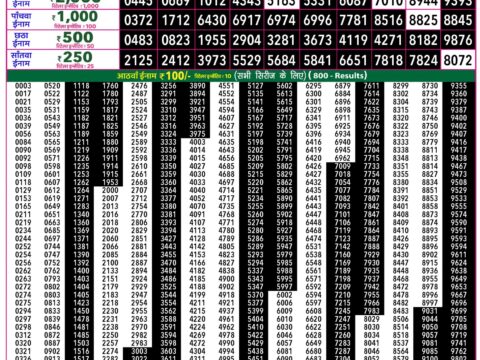 Rajshree Lottery Result Today