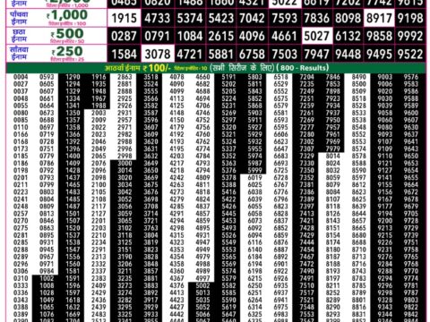Rajshree 50 Ravi Weekly Lottery 7:30pm Result 04 October 2026 Rajshree Lottery Result Today