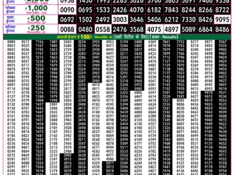 Rajshree Lottery Result Today