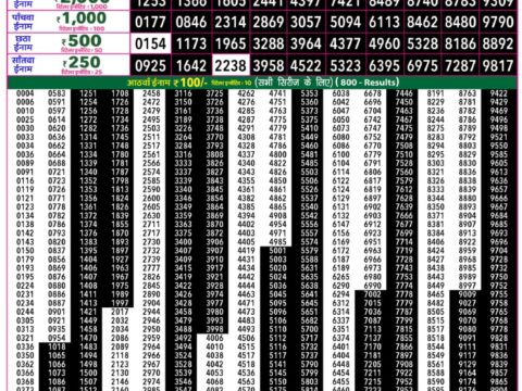 Rajshree Lottery Result Today
