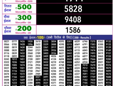 Rajshree 10 Evening Ravi Weekly Lottery 5.40pm Result 18 October 2026 Rajshree Lottery Result Today